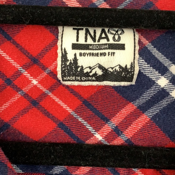TNA Boyfriend Plaid Flannel - Picture 2 of 3